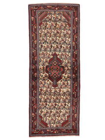  Oriental Asadabad Rug 80X205 Runner
 Black/Dark Red Wool, Persia/Iran Carpetvista