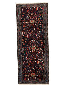 78X200 Asadabad Matot Matto Itämainen Käytävämatto Musta/Tummanpunainen (Villa, Persia/Iran) Carpetvista