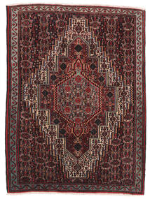 70X97 Alfombra Senneh Oriental Negro/Rojo Oscuro (Lana, Persia/Irán) Carpetvista