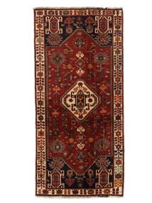 85X176 Qashqai Rug Oriental Runner
 Black/Dark Red (Wool, Persia/Iran) Carpetvista