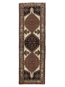  Persischer Ardebil Teppich 67X205 Läufer Schwarz/Braun (Wolle, Persien/Iran)