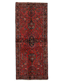  Persian Hamadan Rug 86X209 Dark Red/Black Carpetvista