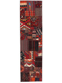  80X301 Kelim Tekkeh Matot Käytävämatto Matto Musta/Tummanpunainen Persia/Iran Carpetvista