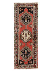Ardebil Matot Matto 73X196 Käytävämatto Tummanpunainen/Musta Villa, Persia/Iran Carpetvista