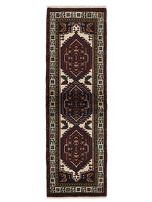  67X210 Ardebil Matot Käytävämatto Matto Musta/Ruskea Persia/Iran Carpetvista