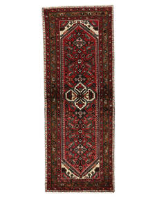  Orientalsk Asadabad Teppe 79X207Løpere Svart/Mørk Rød Ull, Persia/Iran Carpetvista
