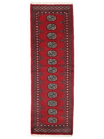  Pakistan Bokhara 2Ply Rug 64X194 Wool Dark Red/Black Small Carpetvista