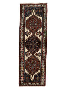  Persialainen Ardebil Matot 68X203 Musta/Ruskea Carpetvista