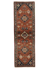 絨毯 ペルシャ アバデ 65X198 廊下 カーペット ダークレッド/茶色 (ウール, ペルシャ/イラン)