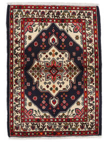  Asadabad Rug 68X96 Persian Wool Black/Dark Red Small Carpetvista
