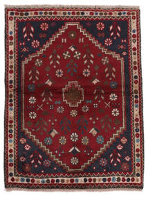  Persian Qashqai Rug 74X99 Black/Dark Red Carpetvista