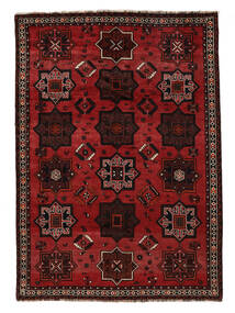 175X241 Tapete Shiraz Oriental Preto/Vermelho Escuro (Lã, Pérsia/Irão) Carpetvista