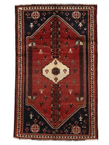  Persialainen Ghashghai Matot Matto 156X255 Musta/Tummanpunainen (Villa, Persia/Iran)