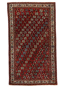  Perzisch Ghashghai Vloerkleed 165X285 Zwart/Donkerrood (Wol, Perzië/Iran)