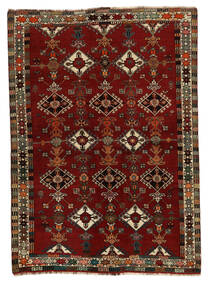  Orientalischer Ghashghai Teppich 167X231 Schwarz/Braun Wolle, Persien/Iran Carpetvista