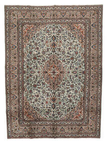 絨毯 オリエンタル カシャン 290X395 茶色/ブラック 大きな (ウール, ペルシャ/イラン)