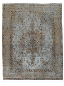  285X369 Colored Vintage Vloerkleed Donker Geel/Bruin Perzië/Iran Carpetvista
