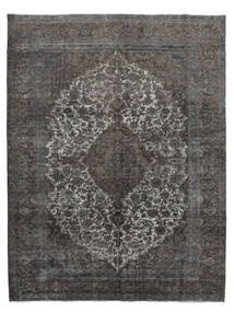  Persian Colored Vintage Rug 285X386 Black/Dark Grey Carpetvista