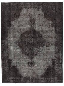  Persian Colored Vintage Rug 283X371 Black/Dark Grey Carpetvista