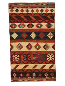 絨毯 ペルシャ キリム ヴィンテージ 190X320 ダークレッド/ブラック (ウール, ペルシャ/イラン)