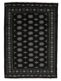170X241 絨毯 オリエンタル パキスタン ブハラ 3Ply ブラック (ウール, パキスタン) Carpetvista