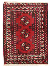  Orientalsk Turkaman Teppe 61X84 Mørk Rød/Svart Ull, Persia/Iran Carpetvista