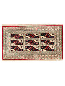  Oriental Turkaman Rug 52X94 Brown/Beige Wool, Persia/Iran Carpetvista