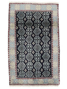 58X95 絨毯 バルーチ オリエンタル ブラック/ダークグレー (ウール, ペルシャ/イラン) Carpetvista