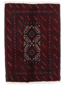 絨毯 バルーチ 63X88 ブラック (ウール, ペルシャ/イラン)