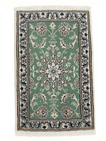 58X91 Nain Rug Oriental Dark Green/Black (Wool, Persia/Iran) Carpetvista