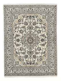  Oriental Nain Rug 151X202 Dark Green/Black Wool, Persia/Iran Carpetvista