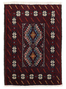  Persischer Belutsch Teppich 62X86 Schwarz/Braun (Wolle, Persien/Iran)
