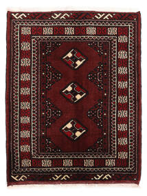 絨毯 トルクメン 67X87 ブラック/茶色 (ウール, ペルシャ/イラン)