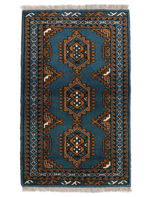  Turkaman Rug 67X97 Persian Wool Black/Brown Small Carpetvista