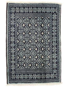 絨毯 バルーチ 63X92 ブラック/グレー (ウール, ペルシャ/イラン)