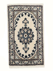  Nain Rug 40X60 Persian Wool White/Black Small Carpetvista