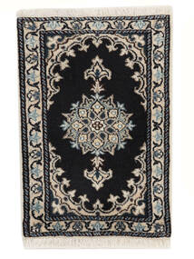  Nain Rug 40X60 Persian Wool Black/Beige Small Carpetvista