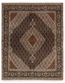 絨毯 ペルシャ タブリーズ 40 Mahi 155X200 茶色/ブラック (ウール, ペルシャ/イラン)