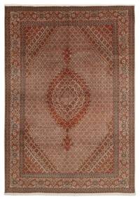 絨毯 タブリーズ 40 Mahi 253X366 茶色/ブラック 大きな (ウール, ペルシャ/イラン)