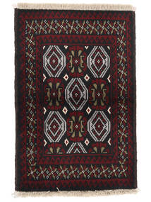  61X89 Baluch Rug Black/Brown Persia/Iran Carpetvista