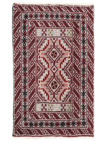  Persischer Belutsch Teppich 54X87 Dunkelrot/Schwarz (Wolle, Persien/Iran)