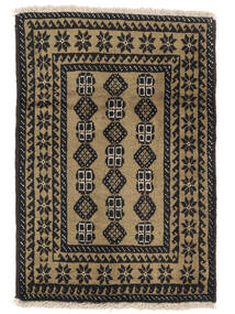 63X92 Baluch Rug Oriental Black/Brown (Wool, Persia/Iran) Carpetvista