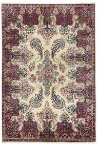 130X192 絨毯 ハマダン シャフバフ Ca. 1940 オリエンタル ダークレッド/ベージュ (ウール, ペルシャ/イラン)