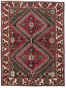  Persialainen Loristan Ca. 1920 Matot 152X210 Musta/Tummanpunainen