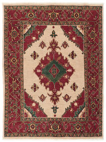 Heriz Teppich 150X211 Dunkelrot/Braun Wolle, Persien/Iran