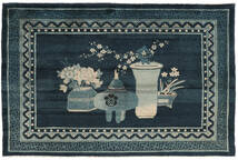  Orientalsk Chinese Antik Art Deco 1920 Tæppe 158X212 Sort/Grøn Uld, Kina