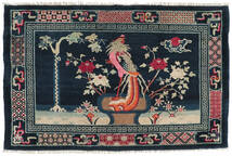  138X215 Petit Chinese Antique Art Deco 1920 Tapis Laine, 
