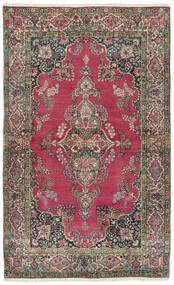 絨毯 ケルマン Lavar Ca. 1920 142X225 ダークレッド/ブラック (ウール, ペルシャ/イラン)
