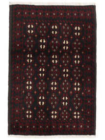  63X93 Medallion Small Baluch Rug Wool, Carpetvista