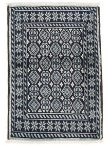 絨毯 バルーチ 59X85 ブラック/グレー (ウール, ペルシャ/イラン)